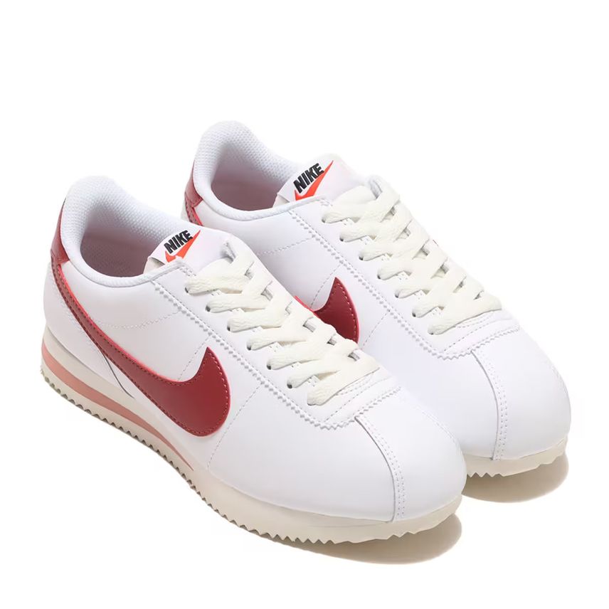 日本NIKE CORTEZ 女款阿甘鞋白色x紅勾DN1791-103 - CHII SHOP