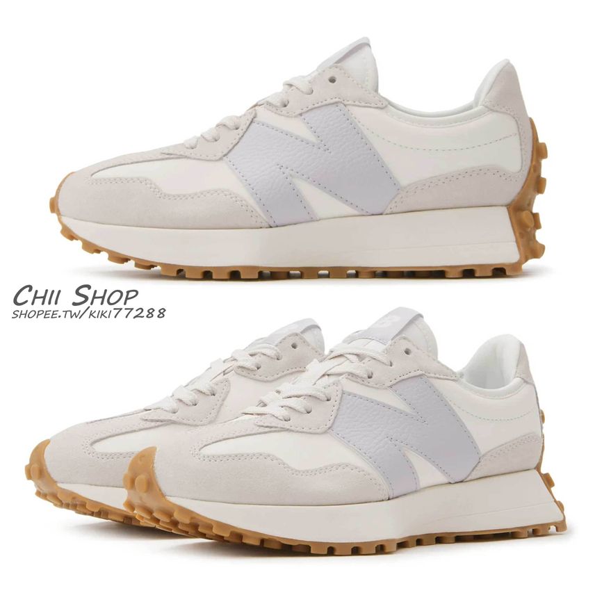 日本New Balance 327 女款棉花糖粉紫色x焦糖底WS327OS - CHII SHOP