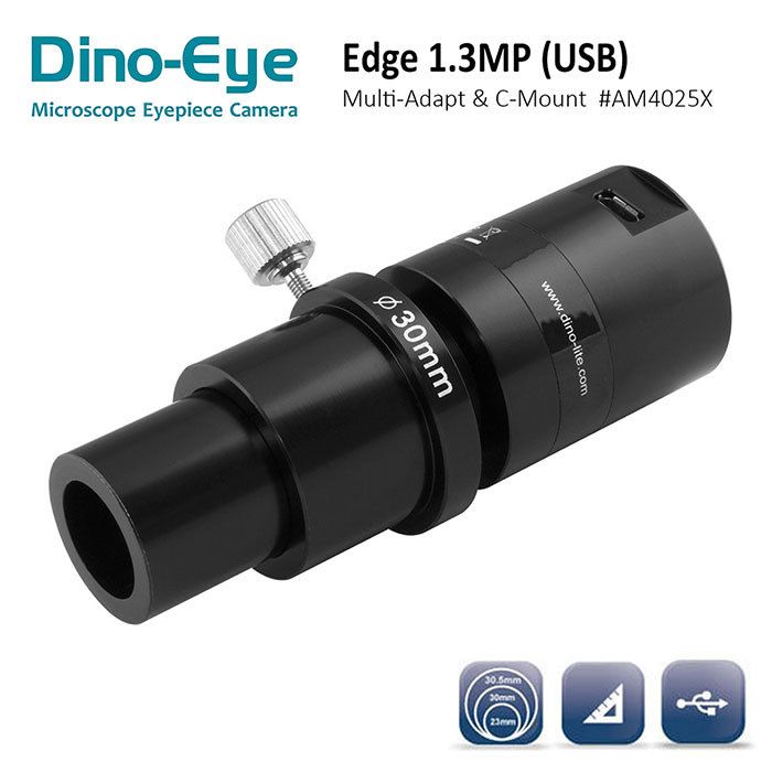 Dino-Lite】Dino-Eye Edge AM4025X 130萬畫素數位低照度電子目鏡多尺寸